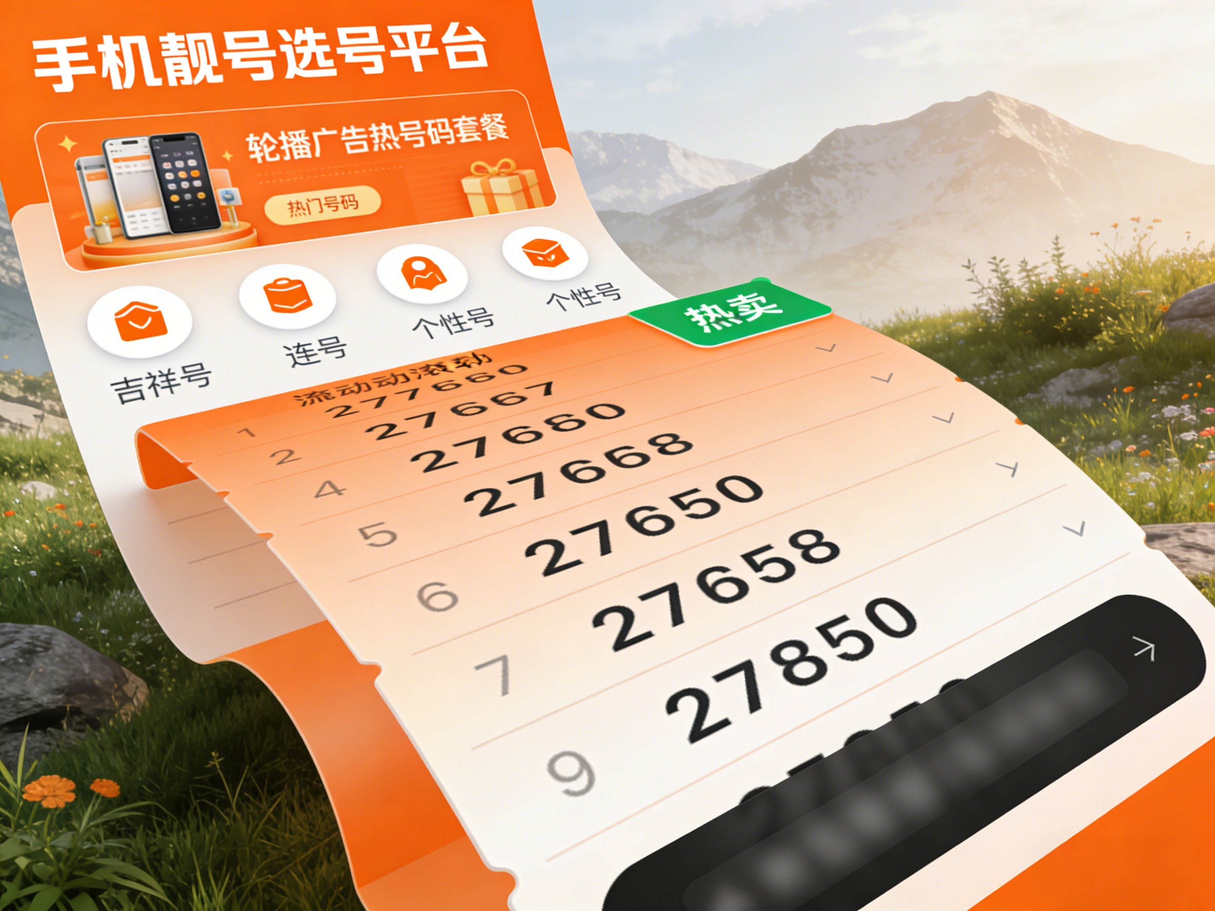 手机靓号选号平台